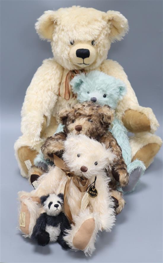 Five Deans collectors bears